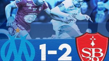 OM-BREST 2Le Stade Brestois renverse un OM à deux visages malgré le but de Gerson