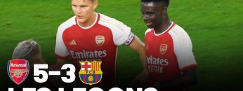 💥 Arsenal bat le Barça (5-3) dans une pluie de buts, résumé des leçons…