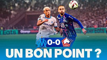 ❌ OM 0-0 LILLE Un bon point de pris ou un faux pas de plus Aubameyang et Sarr inquiétants